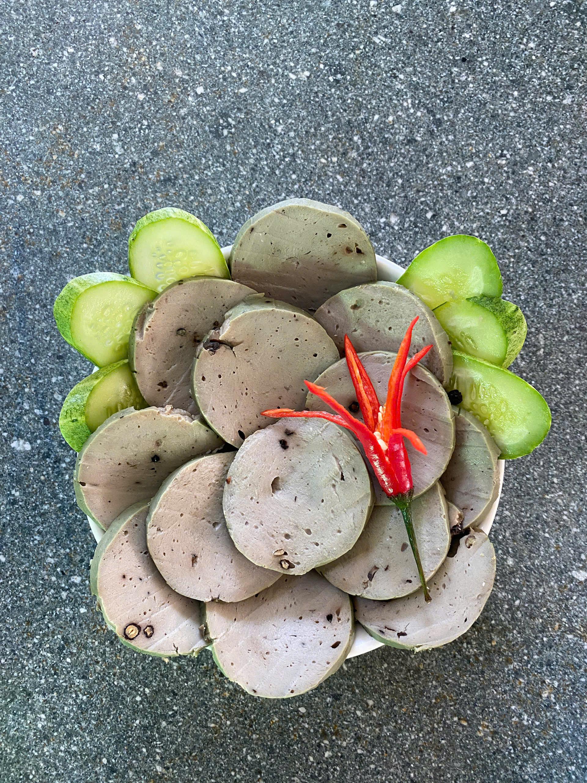 Chả lụa NAVI nấm chay (Chả lụa thực vật tự nhiên 100% và nấm mỡ tươi) - Ảnh 6