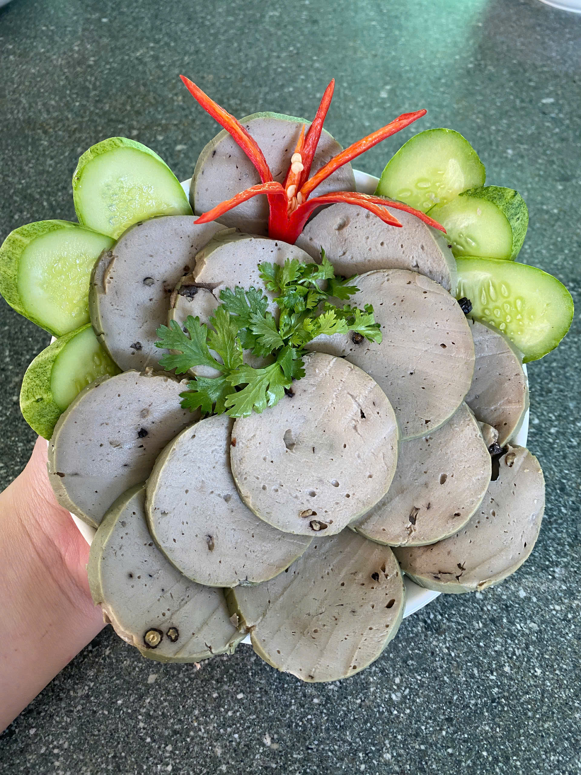 Chả lụa NAVI nấm chay (Chả lụa thực vật tự nhiên 100% và nấm mỡ tươi) - Ảnh 5