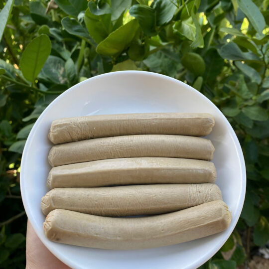 Xúc xích NAVI nấm chay(Xúc xích thực vật tự nhiên 100% và Nấm mỡ tươi)